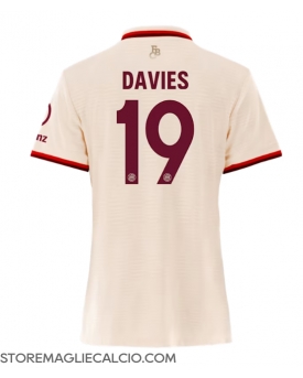 Bayern Munich Alphonso Davies #19 Maglia Gara Terza Repliche 2024-25 Donna